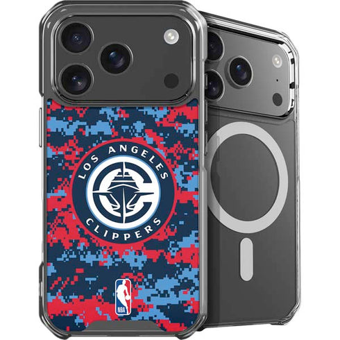 NBA LA Clippers Digi Camo iPhone 18 Pro Max MagSafe Case