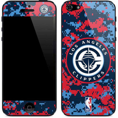 NBA LA Clippers Digi Camo iPhone 5/5s/5SE Skin