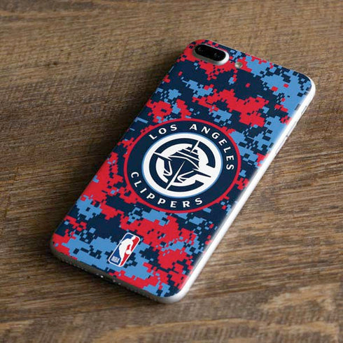 NBA LA Clippers Digi Camo iPhone 7 Plus Skin