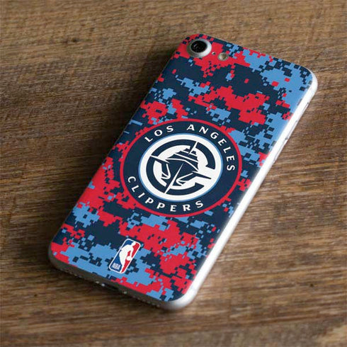 NBA LA Clippers Digi Camo iPhone 7 Skin