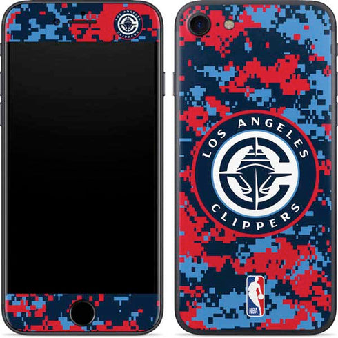 NBA LA Clippers Digi Camo iPhone 8 Skin