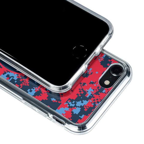 NBA LA Clippers Digi Camo iPhone SE (2nd & 3rd Gen) Clear Case