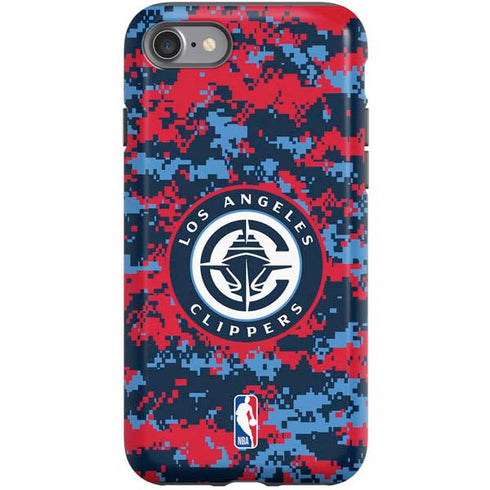 NBA LA Clippers Digi Camo iPhone SE (2nd & 3rd Gen) Pro Case