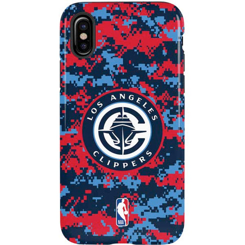 NBA LA Clippers Digi Camo iPhone X Pro Case
