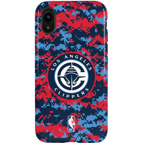 NBA LA Clippers Digi Camo iPhone XR Pro Case