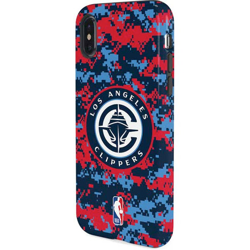 NBA LA Clippers Digi Camo iPhone XS Pro Case