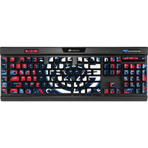 NBA LA Clippers Digi Camo K95 RGB PLATINUM Mechanical Gaming Keyboard Skin