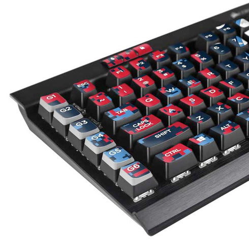 NBA LA Clippers Digi Camo K95 RGB PLATINUM Mechanical Gaming Keyboard Skin