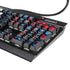 NBA LA Clippers Digi Camo K95 RGB PLATINUM Mechanical Gaming Keyboard Skin