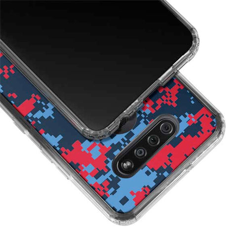 NBA LA Clippers Digi Camo LG K51/Q51 Clear Case