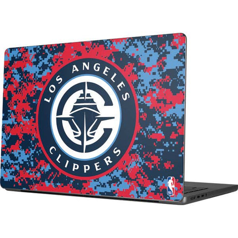 NBA LA Clippers Digi Camo MacBook Pro 14in (2021-24) Skin