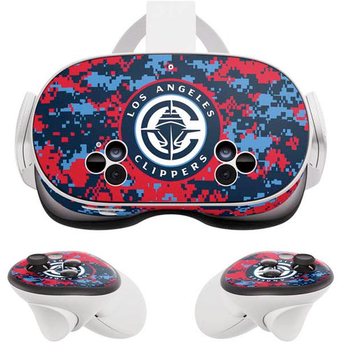NBA LA Clippers Digi Camo Meta Quest 3S Skin