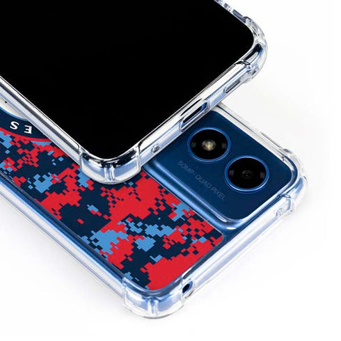 NBA LA Clippers Digi Camo Moto G 5G (2024) Clear Case