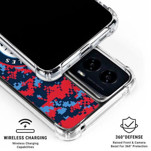 NBA LA Clippers Digi Camo Moto G Power 5G (2024) Clear Case