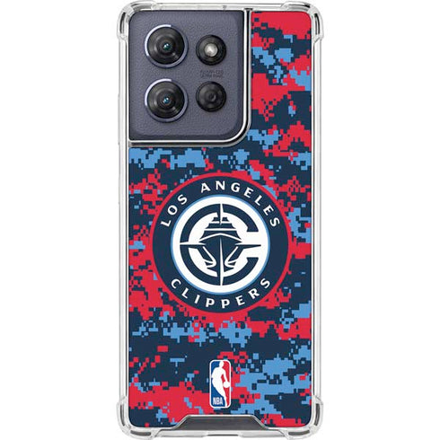 NBA LA Clippers Digi Camo Moto G Power 5G (2025) Clear Case