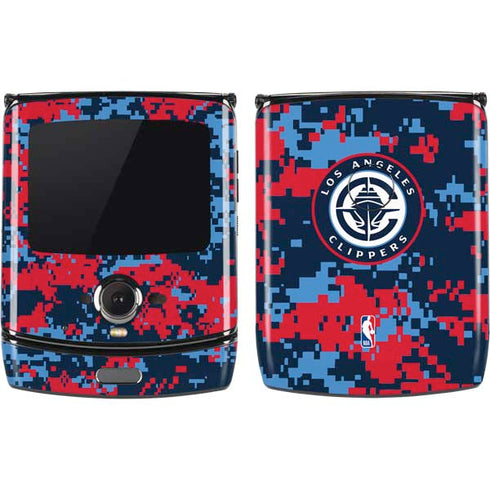 NBA LA Clippers Digi Camo Motorola RAZR Skin