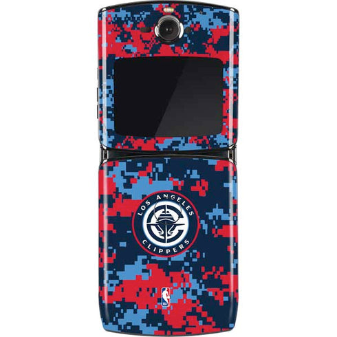 NBA LA Clippers Digi Camo Motorola RAZR Skin