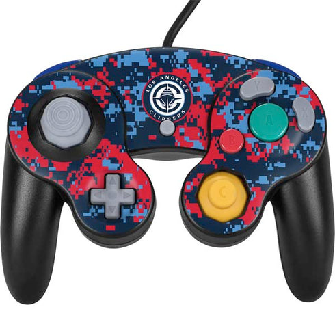 NBA LA Clippers Digi Camo Nintendo GameCube Controller Skin