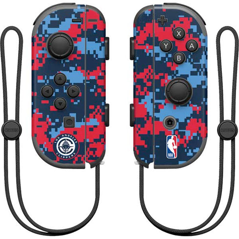 NBA LA Clippers Digi Camo Nintendo Skins