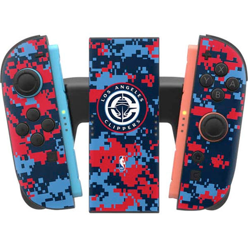 NBA LA Clippers Digi Camo Nintendo Switch 2 (2025) Joy-Con Controller Skin