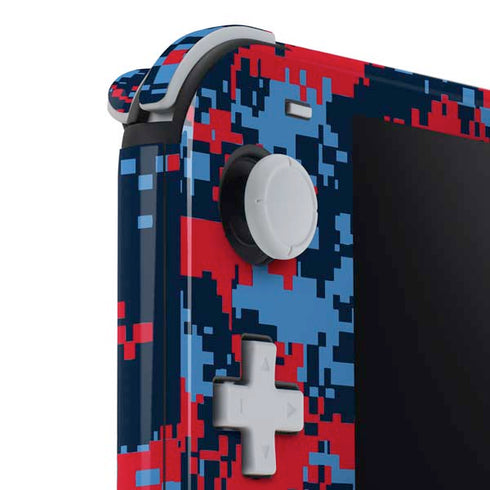 NBA LA Clippers Digi Camo Nintendo Switch Lite Skin