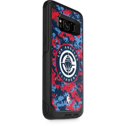 NBA LA Clippers Digi Camo Otterbox Commuter Galaxy Skin