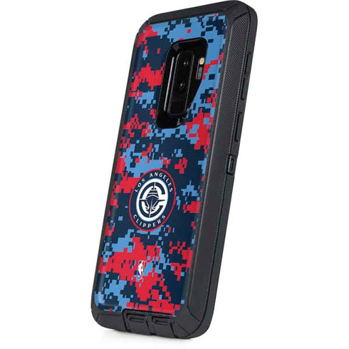 NBA LA Clippers Digi Camo Otterbox Defender Galaxy Skin