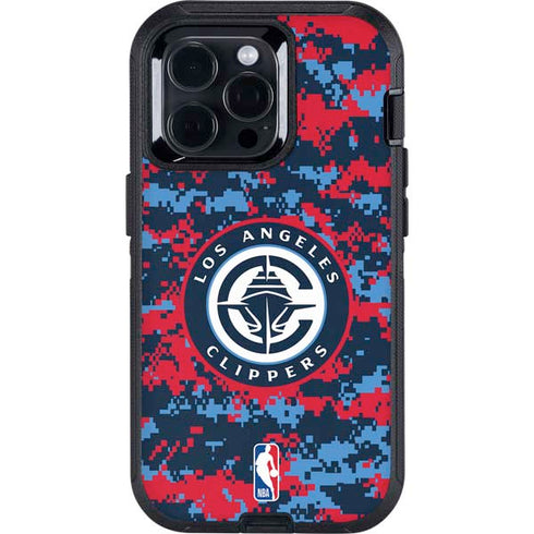 NBA LA Clippers Digi Camo Otterbox Defender iPhone Skin