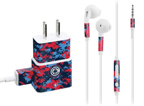 NBA LA Clippers Digi Camo Phone Charger Skin