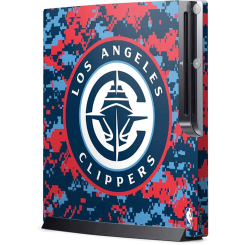 NBA LA Clippers Digi Camo Playstation 3 & PS3 Slim Skin