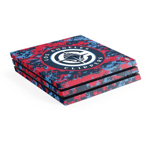 NBA LA Clippers Digi Camo PlayStation PS4 Skins