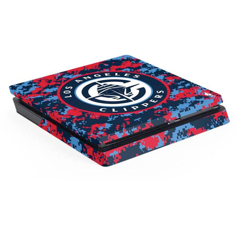 NBA LA Clippers Digi Camo PlayStation PS4 Skins