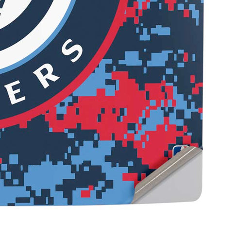 NBA LA Clippers Digi Camo PS5 Pro Disk Console Skin