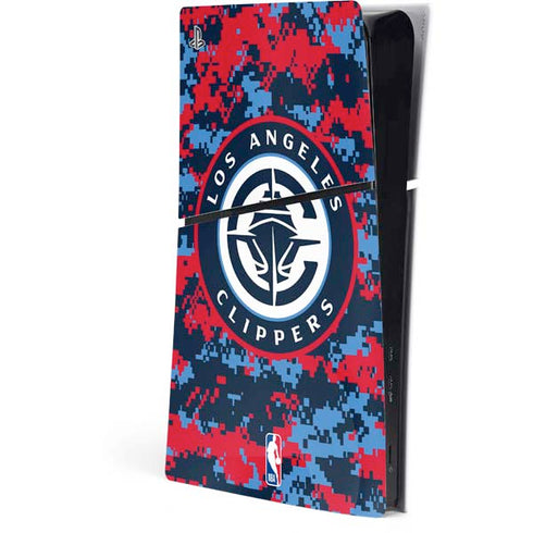 NBA LA Clippers Digi Camo PlayStation PS5 Skins