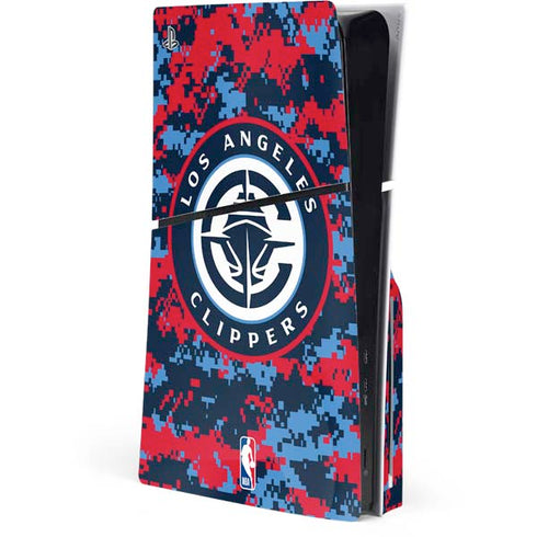 NBA LA Clippers Digi Camo PlayStation PS5 Skins