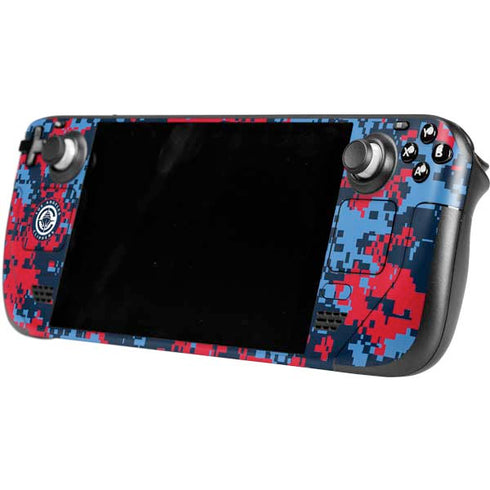 NBA LA Clippers Digi Camo Steam Deck Handheld Gaming Computer OLED Skin