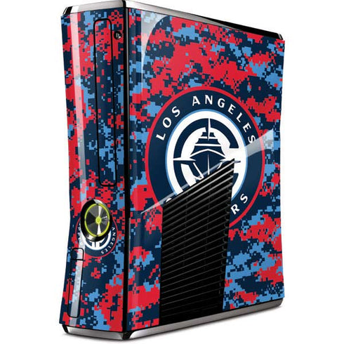 NBA LA Clippers Digi Camo Xbox 360 Slim (2010) Skin