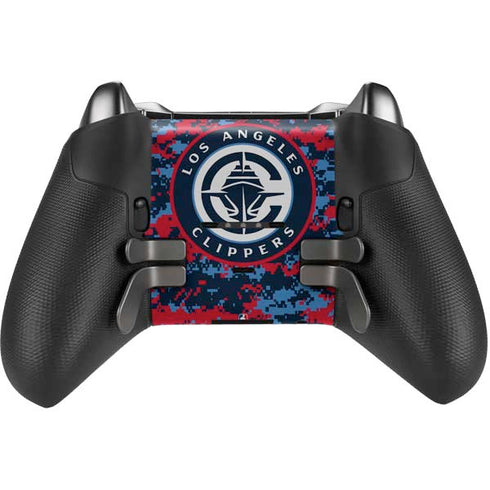 NBA LA Clippers Digi Camo Xbox Elite Wireless Controller Series 2 Skin