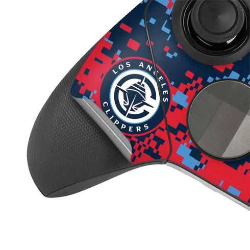 NBA LA Clippers Digi Camo Xbox Elite Wireless Controller Series 2 Skin