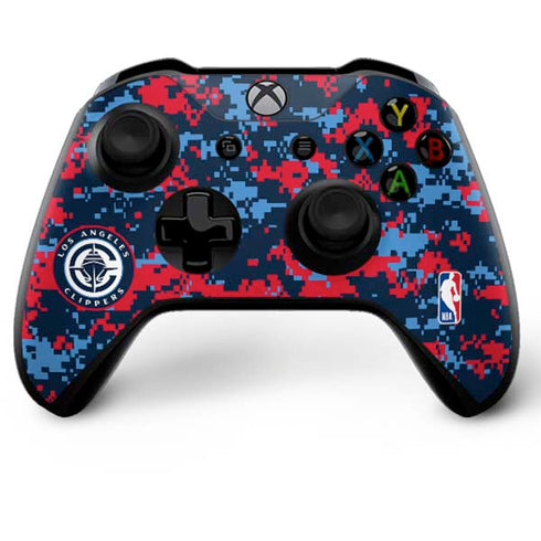 NBA LA Clippers Digi Camo Xbox One X Bundle Skin