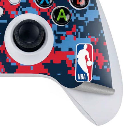 NBA LA Clippers Digi Camo Xbox Series S Controller Skin