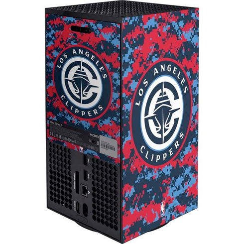 NBA LA Clippers Digi Camo XBox Series X Digital Edition Bundle Skin