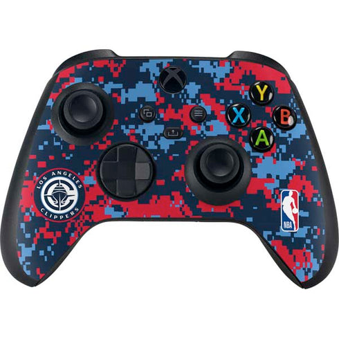 NBA LA Clippers Digi Camo XBox Series X Digital Edition Bundle Skin