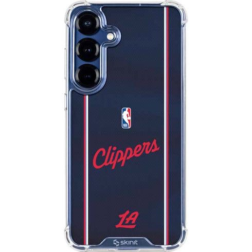 NBA LA Clippers Jersey Galaxy S25 FE Clear Case