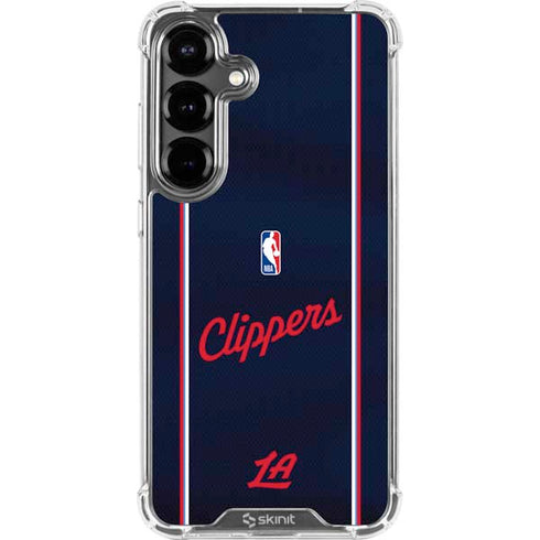 NBA LA Clippers Jersey Galaxy S26 Clear Case
