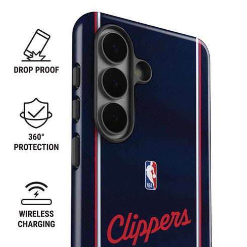 NBA LA Clippers Jersey Galaxy S26 Impact Case