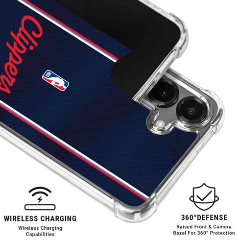 NBA LA Clippers Jersey Galaxy S26 Plus Clear Case