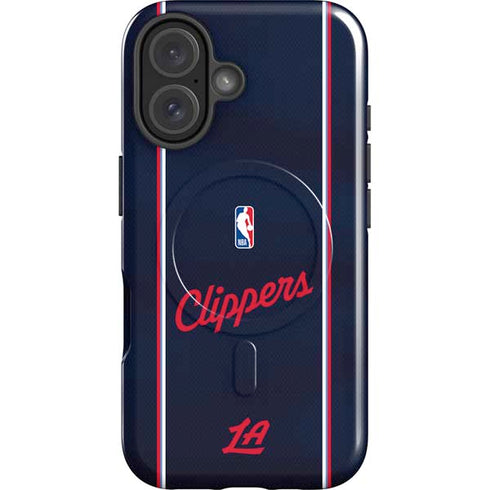 NBA LA Clippers Jersey iPhone 16 Magsafe Impact Case