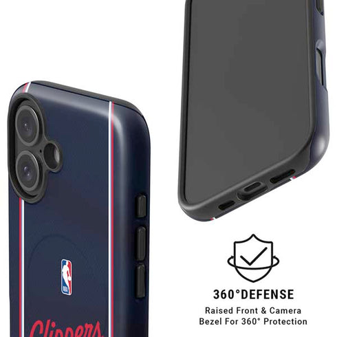 NBA LA Clippers Jersey iPhone 16 Plus Magsafe Impact Case