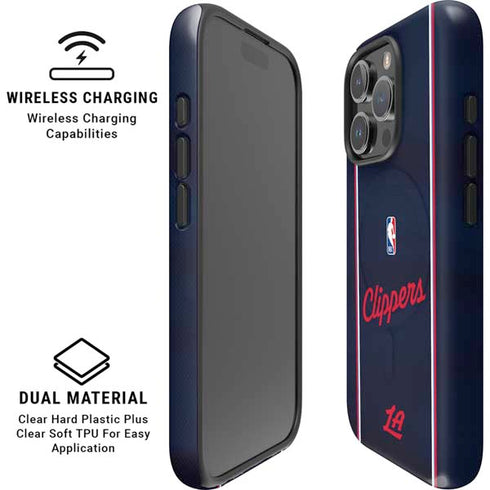 NBA LA Clippers Jersey iPhone 16 Pro Magsafe Impact Case